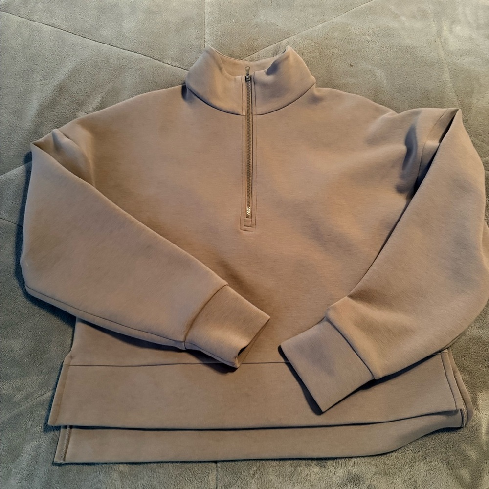 CALIA by Carrie Underwood Scuba Quarter-Zip Pullover